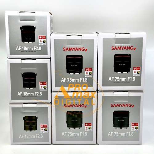 🔥618限時優惠🔥全新雙鏡套裝❗️ Samyang AF 18mm F2.8 FE + AF 75mm F1.8 FE for...