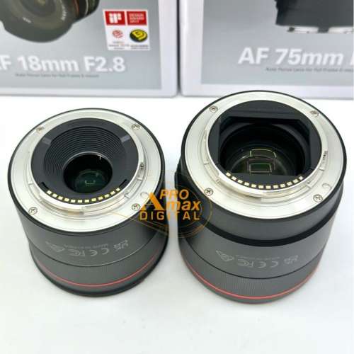 🔥618限時優惠🔥全新雙鏡套裝❗️ Samyang AF 18mm F2.8 FE + AF 75mm F1.8 FE for...