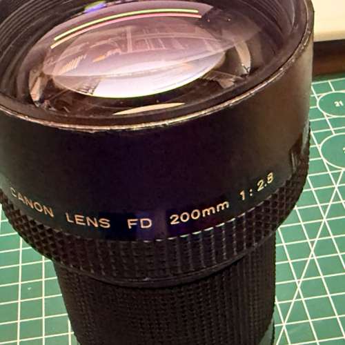 【手動傳奇】Canon FD 200mm f/2.8 (已專業改 EF Mount)