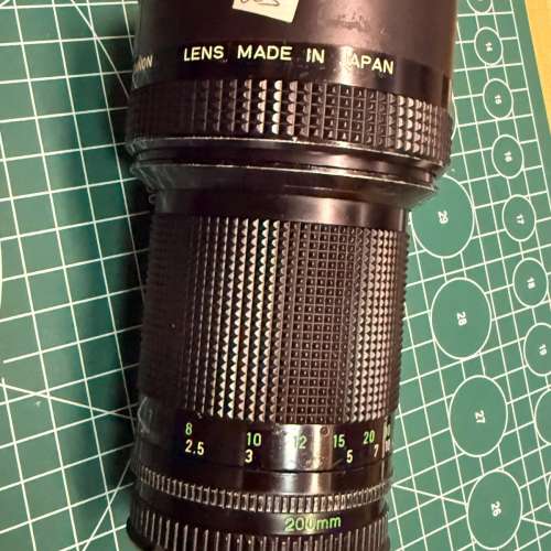 【手動傳奇】Canon FD 200mm f/2.8 (已專業改 EF Mount)
