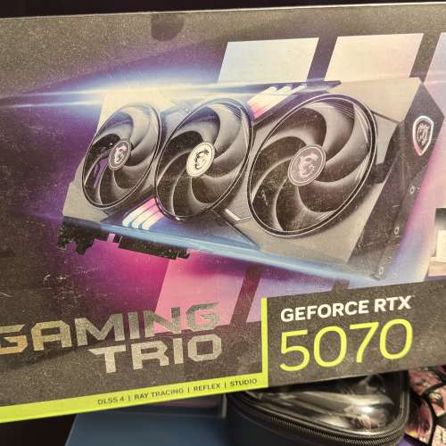 香港行貨 MSI RTX 5070 GAMING TRIO OC Edition 顯示卡