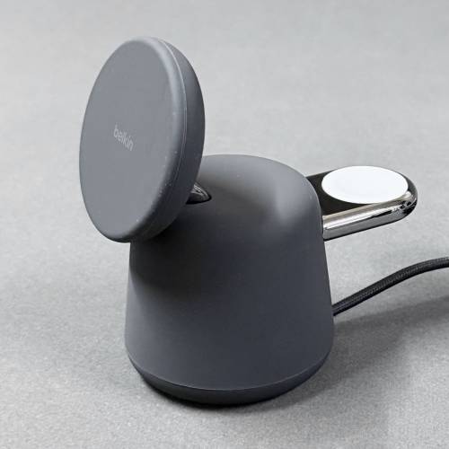 Belkin BoostCharge Pro MagSafe 15W 2合1無線快速充電座 不連火牛插頭