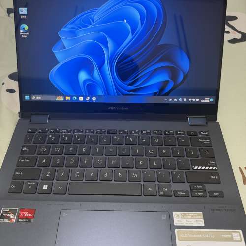 Asus S14 Flip 360 Touch R5-7530u - 16GB Ram - 512GB SSD