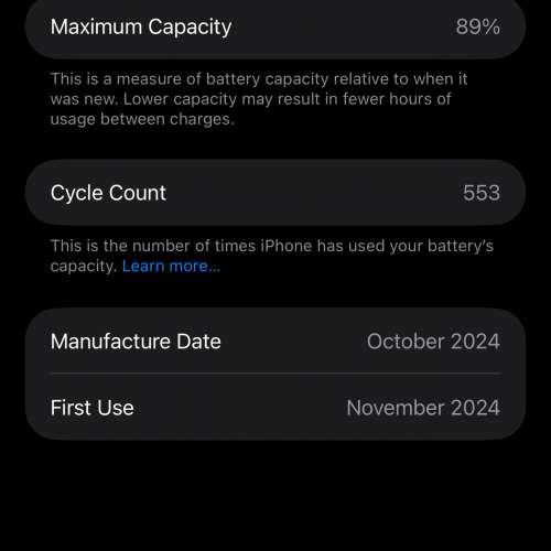 半年apple care+ iPhone 16pro Max 1TB 鈦金屬