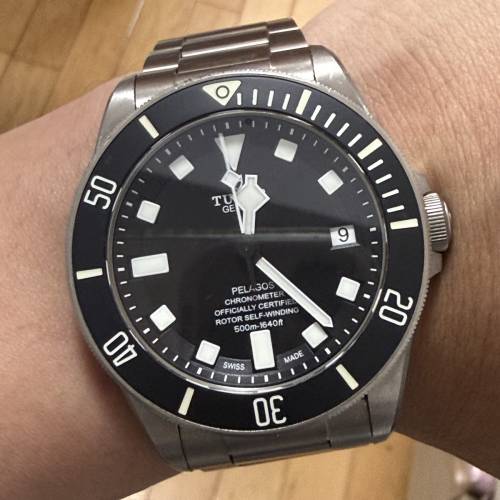 好L型😂tudor pelagos 25600tn  鈦金屬 500M潛水 有出世咭 平到笑😆$19500