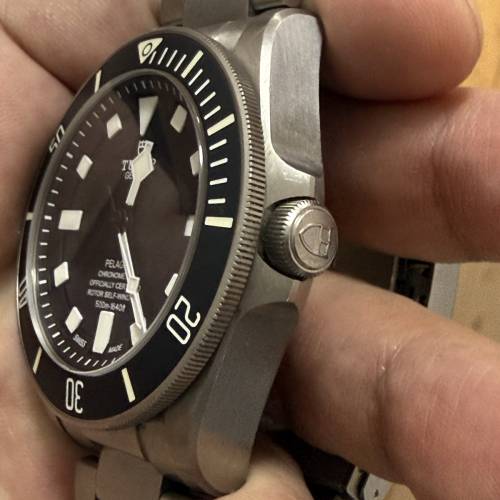好L型😂tudor pelagos 25600tn  鈦金屬 500M潛水 有出世咭 平到笑😆$19500