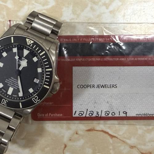 好L型😂tudor pelagos 25600tn  鈦金屬 500M潛水 有出世咭 平到笑😆$19500