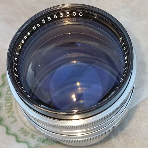 Zeiss 大Biotar SN3333300 75mm f1.5 slim 2nd Version