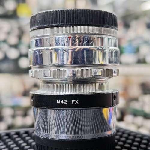 八羽怪 Helios-44-2 58/2 M42 58MM 58 連 mount 可轉 Fujifilm 富士 X XF 90% 功能...