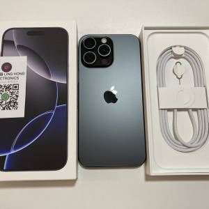 iPhone 16 pro max 1tb eSim + 一張實體sim 外觀全新 黑色 電池健康度100% 充電45次...