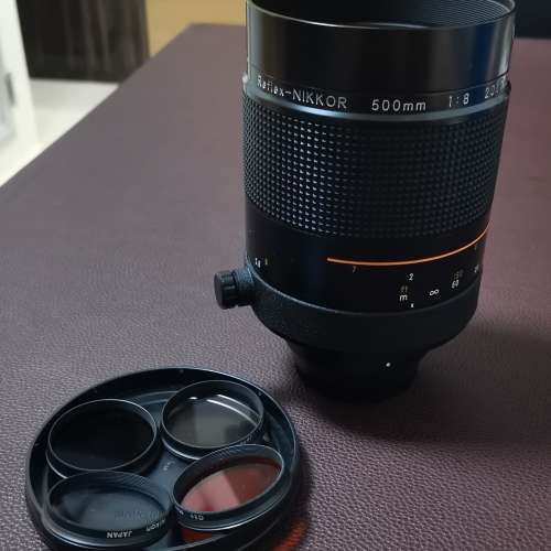 Nikon 500mm f8 橙圈反射鏡 連5塊39mmfilter