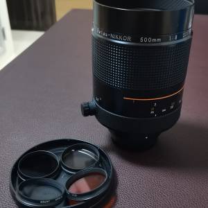 Nikon 500mm f8 橙圈反射鏡 連5塊39mmfilter