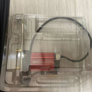 全新：PCIe wifi card (PCIe x1 wifi 7 (有BT5.3))