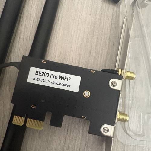 全新：PCIe wifi card (PCIe x1 wifi 7 (有BT5.3))