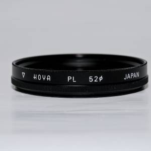95% New HOYA polarizing Filter 52mm JAPAN