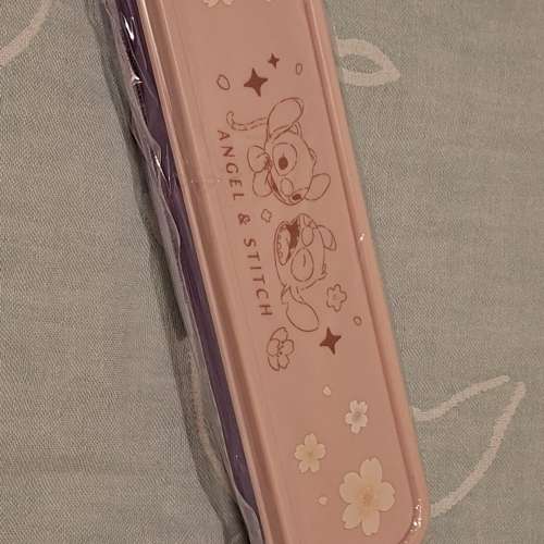史迪仔「Love Is in the Sakura Air」櫻花系列的便攜式餐具套