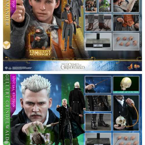 Hot Toys 怪獸與葛林戴華德的罪行 Fantastic Beasts : TCOG &ndash; Newt Scamander / G...