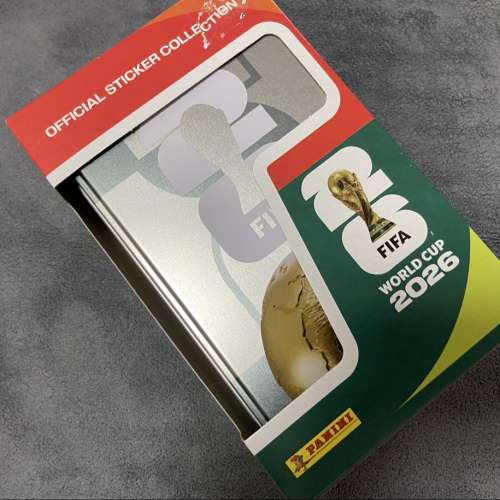 FIFA World Cup 2026 Sticker Collection (Unique Tin Design 世界盃特別版貼紙套裝...