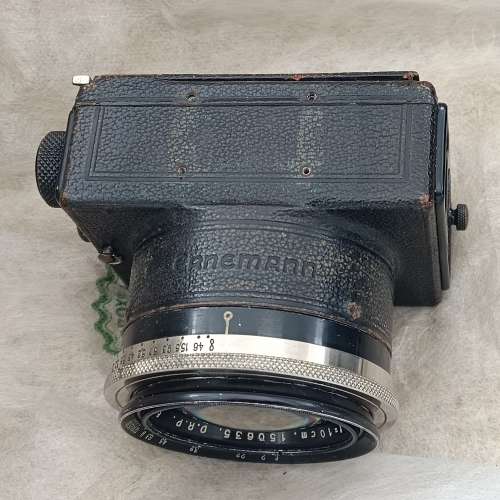 Ernemann恩曼 100F2  ERNOSTAR，10cm 100mm f2,原配Ermanox机身、片盒、皮箱都在