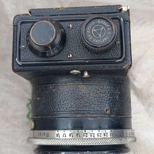 Ernemann恩曼 100F2  ERNOSTAR，10cm 100mm f2,原配Ermanox机身、片盒、皮箱都在