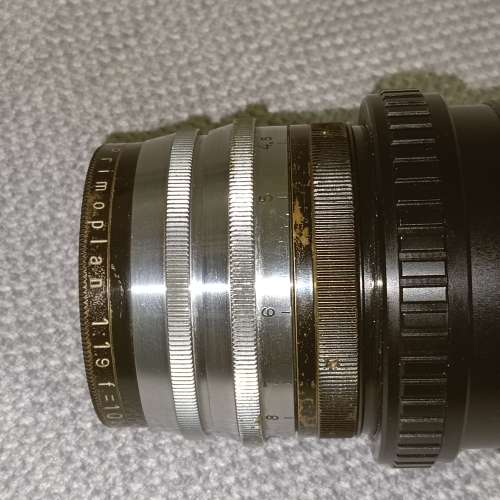 Hugo Meyer Primoplan 100f1.9 雨果梅耶100mm f1.9，全铜镜身，大约生产于1930年代...