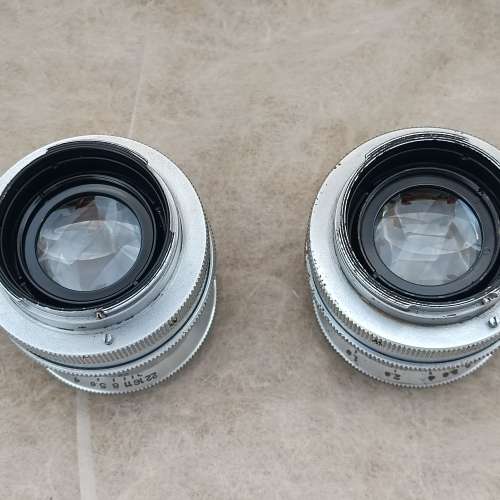 两支Meyer 58f1.9 Primoplan 梅耶小M 5.8cm 58 1.9，是战前Hugo Meyer雨果玻璃的重...