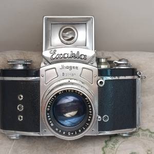 Kine Exakta V1.1圆窗版和原配Meyer 58f1.9 Primoplan 梅耶 5.8cm 58mm f1.9 小M