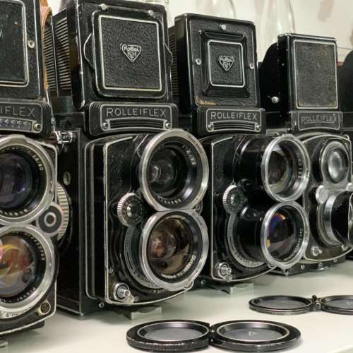 Rolleiflex 雙鏡相機收藏品