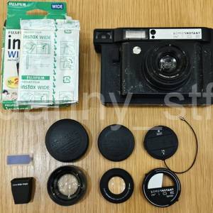 Lomography Lomo'Instant Wide 即影即有相機連相機套裝 - 黑色版本 (表面有較多甩皮...
