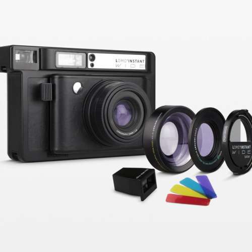 Lomography Lomo'Instant Wide 即影即有相機連相機套裝 - 黑色版本 (表面有較多甩皮...
