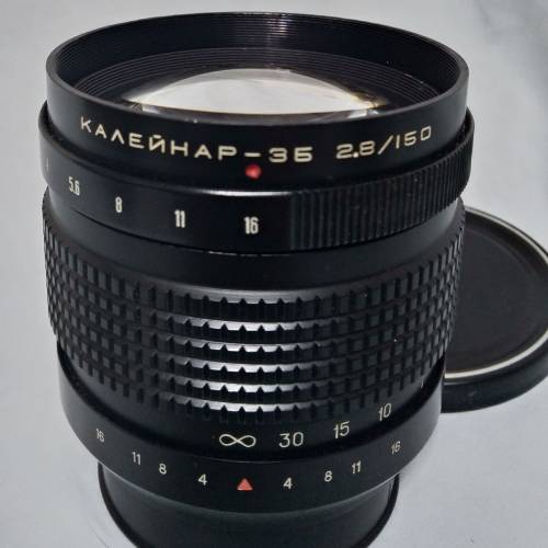 蘇聯 150mm F2,8 Kaleinar-3B/ КАЛЕЙИАР-3Б  6x6底 镜(Pentcon 6-mount) ...