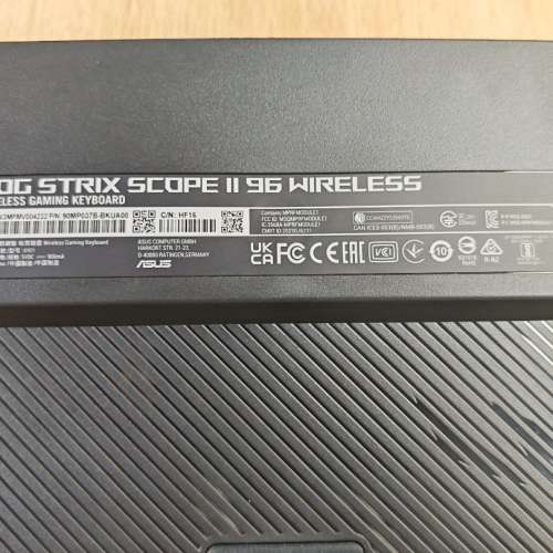 ASUS ROG Strix Scope II 96 Wireless 無線多功能電競鍵盤