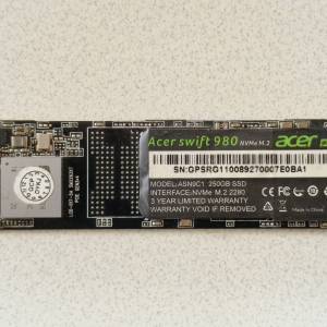 Acer 250G nvme ssd