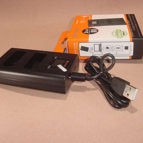 EN-EL14+ ENEL14a USB雙位充電器合NIKON P7800,P7700,P7100,P7000,D3100,D3200,D330...