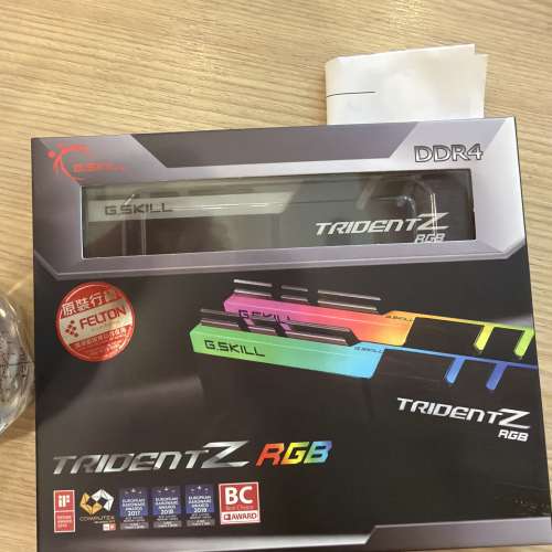 [全新未開封] G.SKILL TRIDENT Z RGB DDR4 8gb*2 3000mhz C15