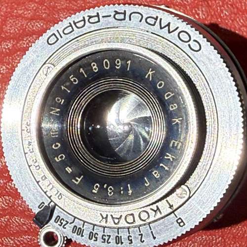 Kodak Ektar 5cm f3.5 L/M coupling modified lens