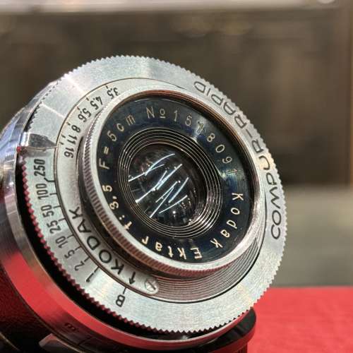 Kodak Ektar 5cm f3.5 L/M coupling modified lens