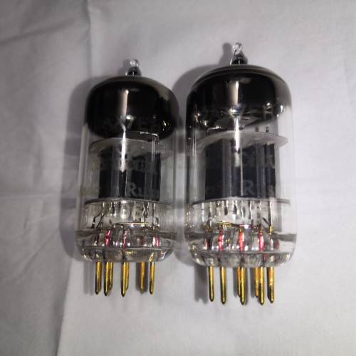 俄羅斯製造EH-12AX7金腳膽1對(100%運作全正常,靓仔小用)