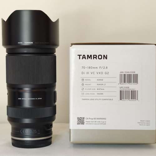 Tamron 70-180mm F2.8 Di III VC VXD G2 For Nikon Z 行貨