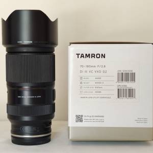 Tamron 70-180mm F2.8 Di III VC VXD G2 For Nikon Z 行貨