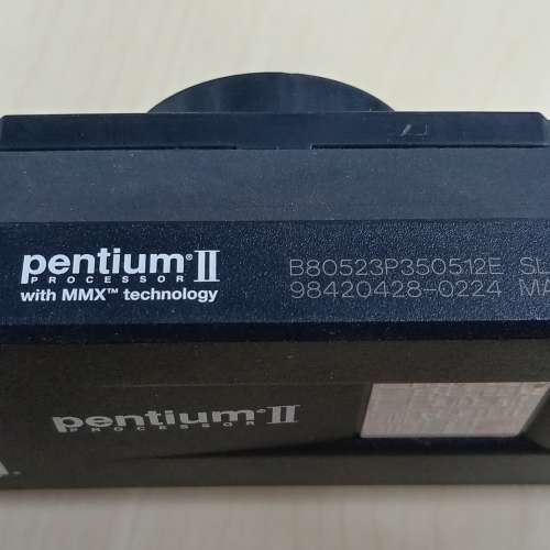 古董Intel Pentium II 350MHz CPU (Slot 1 / SL2WZ / B80523P350512E) 懷舊硬體