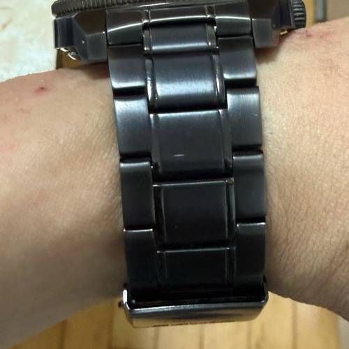 【精工二手】SEIKO Criteria SRPC69K1 全黑鋼帶自動機械錶 (24石/100M)$1388