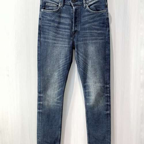 H&M Denim Men's Jeans 34"腰 Modern Straight 男裝深藍牛仔褲