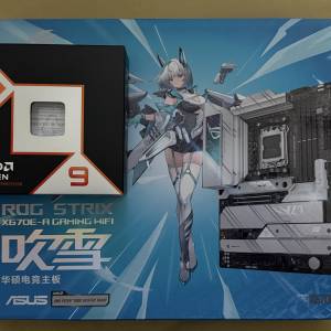 AMD 9950X3D + ROG X670E-A
