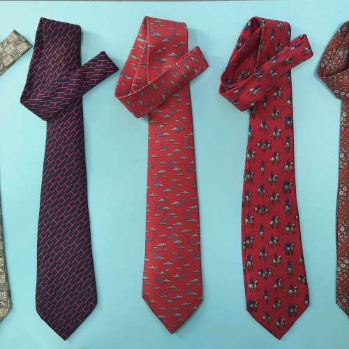 Hermes silk tie