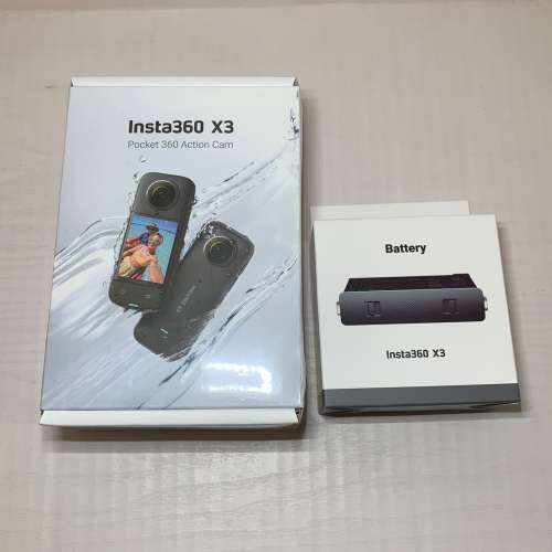 [觀塘實體店] 全新 Insta360 X3 (連1電) 行貨 保養到27年6月 *S98760* | Insta360 ...