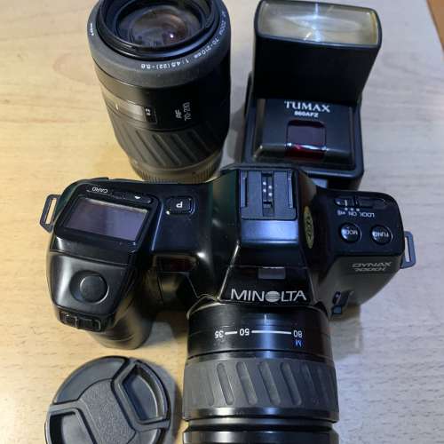 超平經典全球第一部Minolta 7000i 單反自動對焦相機 連2鏡頭相機