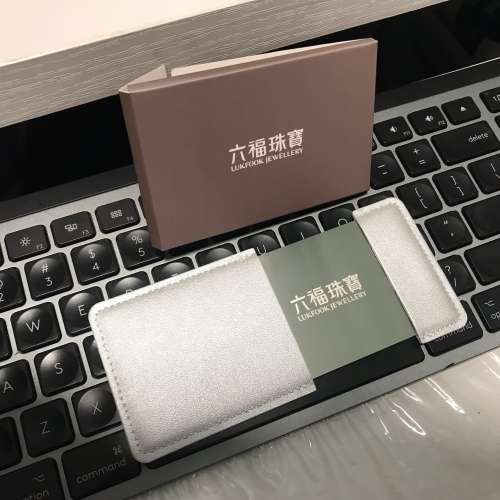 🎁 LUKFOOK JEWELLERY Stainless Steel Portable Cosmetic MIrror NEW 全新 六福珠...