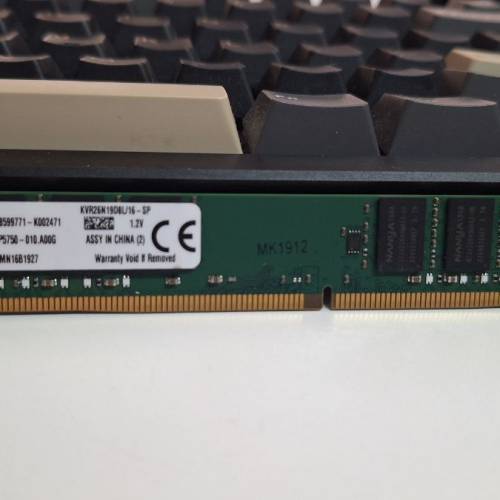 金士頓KINGSTON 1x16GB DDR4 2666MHz