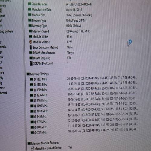 金士頓KINGSTON 1x16GB DDR4 2666MHz